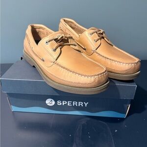 NEW Sperry Mako 2 Eye_MM-216 Oak/Chene Men's Light Brown Boat Shoes